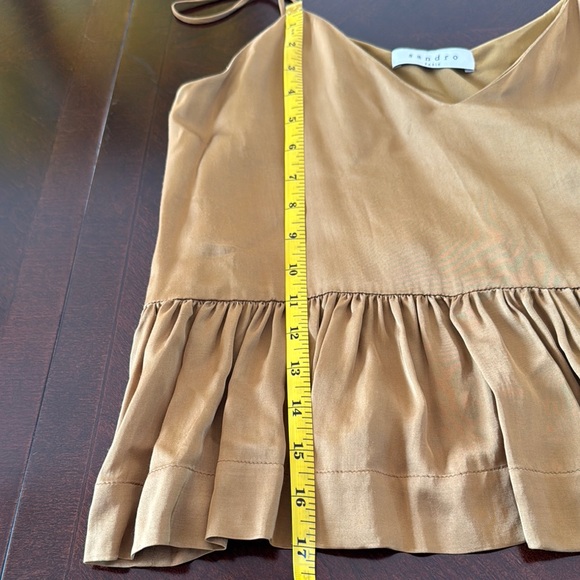 Sandro Golden mustard Camisole Top - Picture 12 of 13